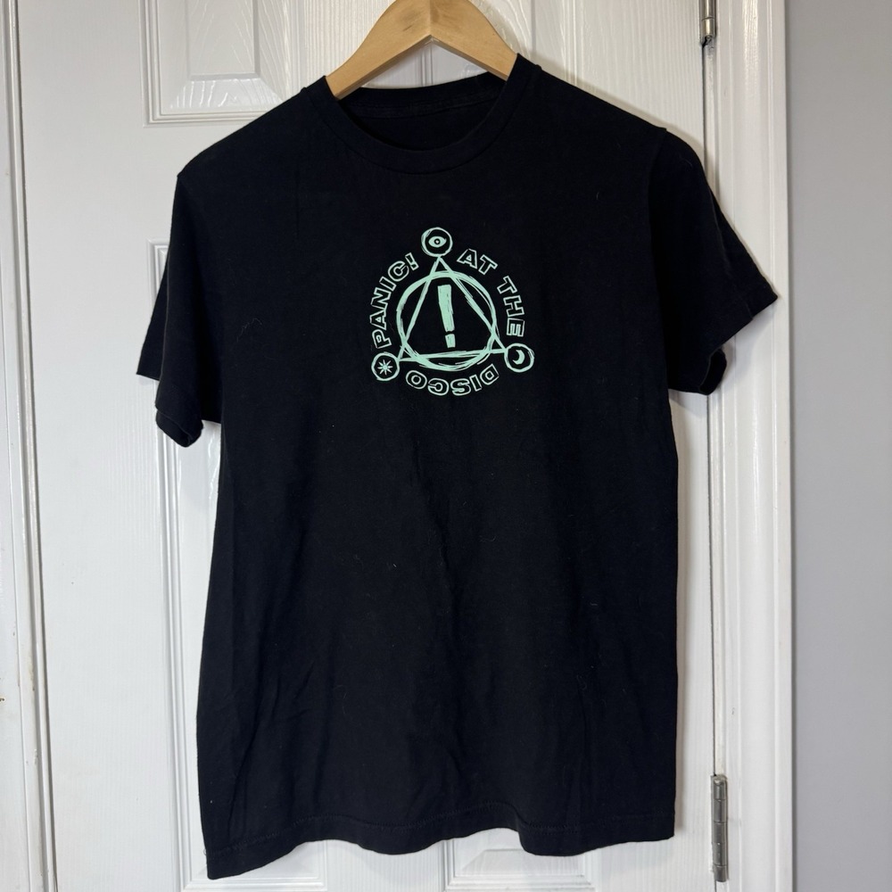 Panic At The Disco Black Graphic Band T-Shirt Small